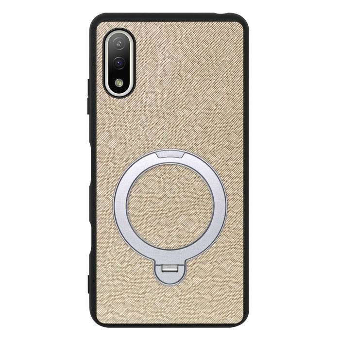 [ LOOF CASUAL MAG-RING Series ] Xperia Ace II SO-41B aceⅡ ace2 スマホケース 背面 ケース カバー ハードケース マグネット内蔵の薄型多機能リング付 スタンド [ Xperia Ace Ⅱ ]