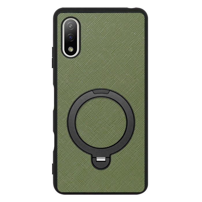 [ LOOF CASUAL MAG-RING Series ] Xperia Ace II SO-41B aceⅡ ace2 スマホケース 背面 ケース カバー ハードケース マグネット内蔵の薄型多機能リング付 スタンド [ Xperia Ace Ⅱ ]