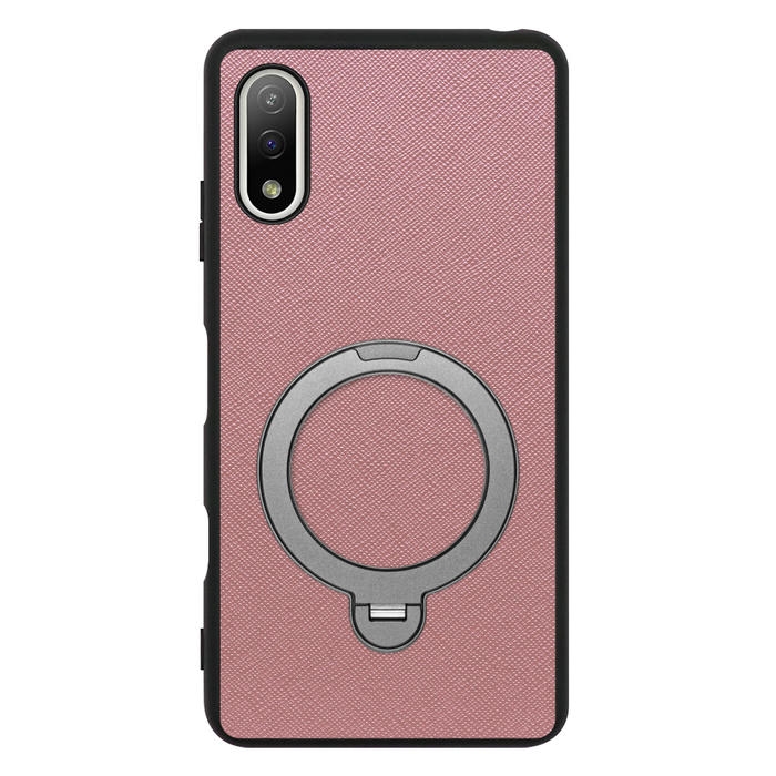 [ LOOF CASUAL MAG-RING Series ] Xperia Ace II SO-41B aceⅡ ace2 スマホケース 背面 ケース カバー ハードケース マグネット内蔵の薄型多機能リング付 スタンド [ Xperia Ace Ⅱ ]