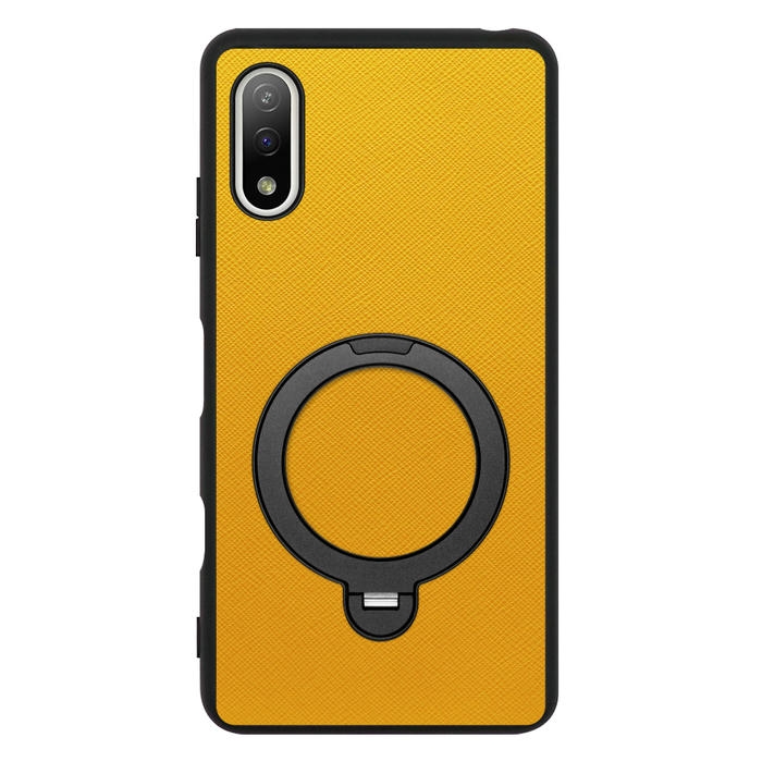 [ LOOF CASUAL MAG-RING Series ] Xperia Ace II SO-41B aceⅡ ace2 スマホケース 背面 ケース カバー ハードケース マグネット内蔵の薄型多機能リング付 スタンド [ Xperia Ace Ⅱ ]