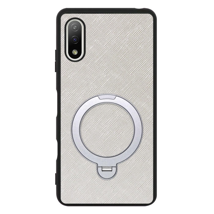 [ LOOF CASUAL MAG-RING Series ] Xperia Ace II SO-41B aceⅡ ace2 スマホケース 背面 ケース カバー ハードケース マグネット内蔵の薄型多機能リング付 スタンド [ Xperia Ace Ⅱ ]