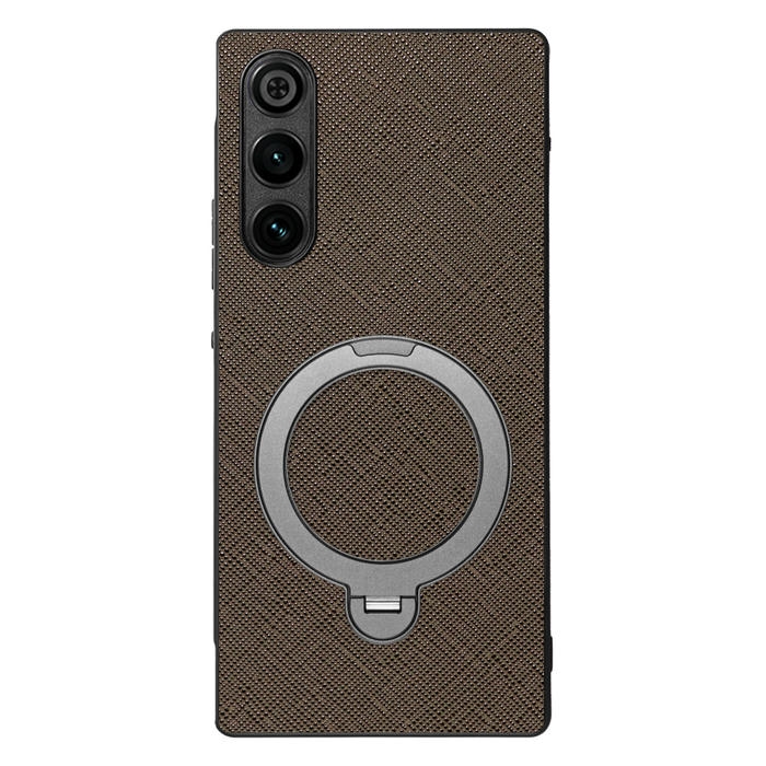 [ LOOF CASUAL MAG-RING Series ] REDMAGIC 11 Pro NX809J ZTE nubia スマホケース 背面 ケース カバー ハードケース マグネット内蔵の薄型多機能リング付 スタンド [ REDMAGIC 11 Pro ]