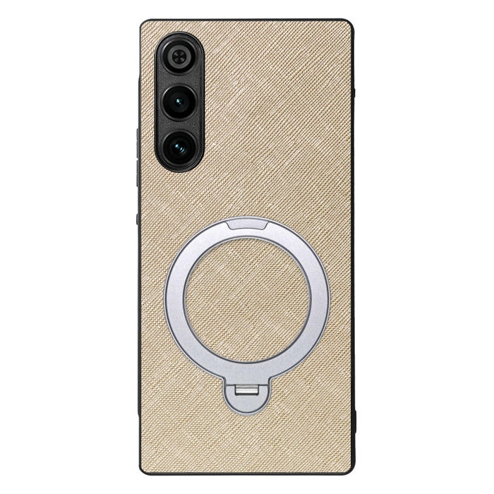 [ LOOF CASUAL MAG-RING Series ] REDMAGIC 11 Pro NX809J ZTE nubia スマホケース 背面 ケース カバー ハードケース マグネット内蔵の薄型多機能リング付 スタンド [ REDMAGIC 11 Pro ]