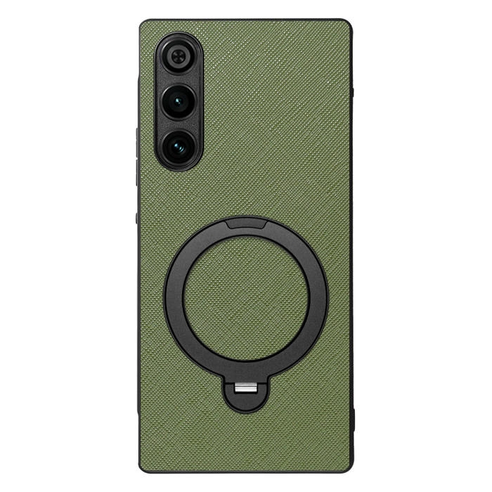 [ LOOF CASUAL MAG-RING Series ] REDMAGIC 11 Pro NX809J ZTE nubia スマホケース 背面 ケース カバー ハードケース マグネット内蔵の薄型多機能リング付 スタンド [ REDMAGIC 11 Pro ]