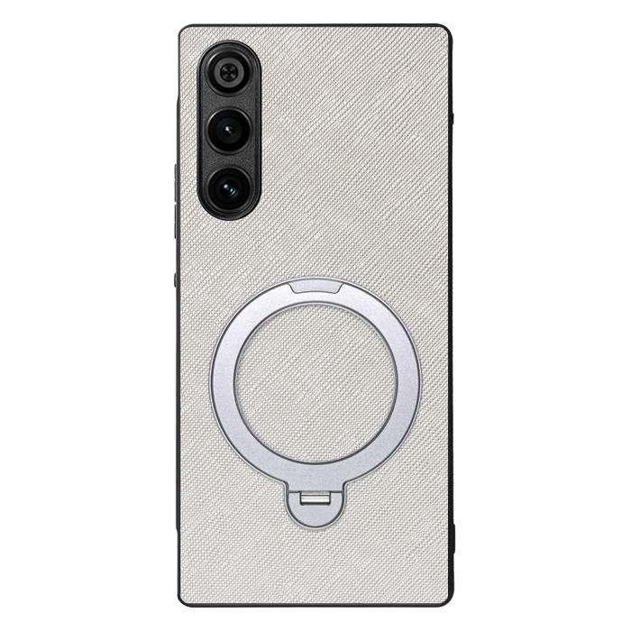 [ LOOF CASUAL MAG-RING Series ] REDMAGIC 11 Pro NX809J ZTE nubia スマホケース 背面 ケース カバー ハードケース マグネット内蔵の薄型多機能リング付 スタンド [ REDMAGIC 11 Pro ]