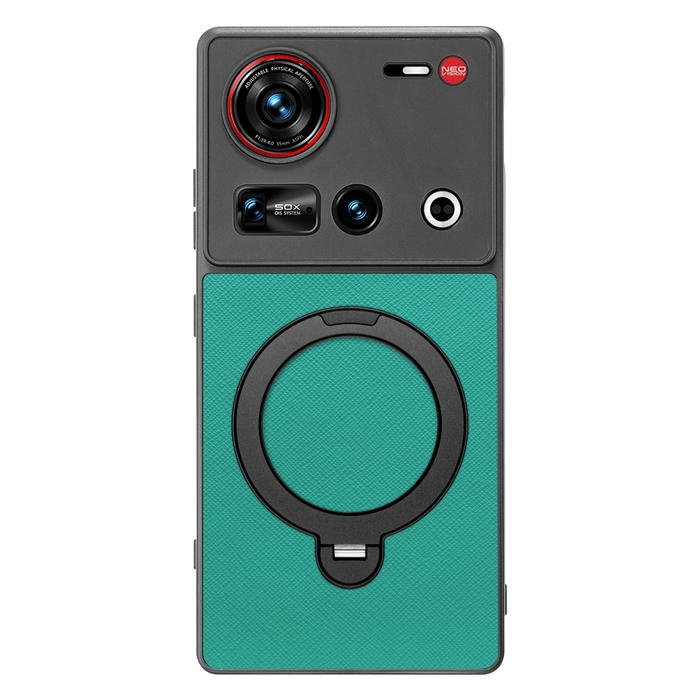 [ LOOF CASUAL MAG-RING Series ] nubia Z70 Ultra ZTE スマホケース 背面 ケース カバー ハードケース マグネット内蔵の薄型多機能リング付 スタンド [ nubia Z70 Ultra / Z70S Ultra ]