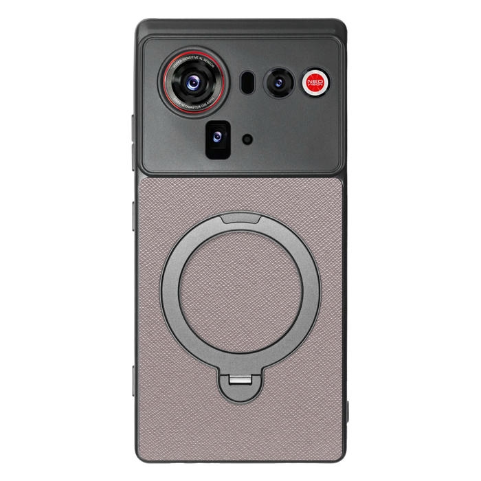 [ LOOF CASUAL MAG-RING Series ] nubia Z80 Ultra NX741J スマホケース 背面 ケース カバー ハードケース マグネット内蔵の薄型多機能リング付 スタンド [ nubia Z80 Ultra ]