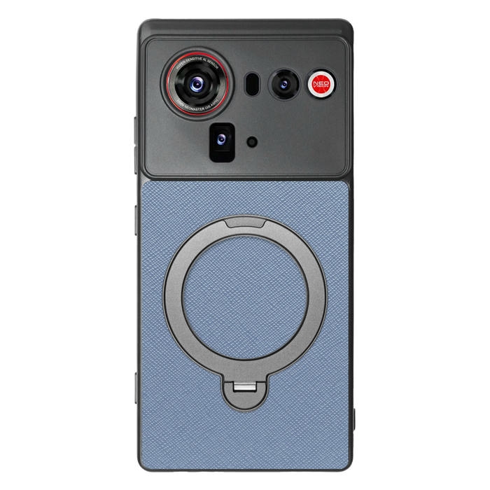 [ LOOF CASUAL MAG-RING Series ] nubia Z80 Ultra NX741J スマホケース 背面 ケース カバー ハードケース マグネット内蔵の薄型多機能リング付 スタンド [ nubia Z80 Ultra ]