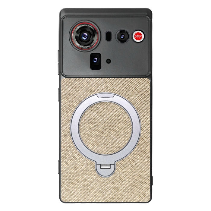 [ LOOF CASUAL MAG-RING Series ] nubia Z80 Ultra NX741J スマホケース 背面 ケース カバー ハードケース マグネット内蔵の薄型多機能リング付 スタンド [ nubia Z80 Ultra ]