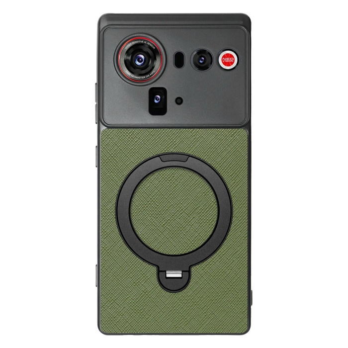 [ LOOF CASUAL MAG-RING Series ] nubia Z80 Ultra NX741J スマホケース 背面 ケース カバー ハードケース マグネット内蔵の薄型多機能リング付 スタンド [ nubia Z80 Ultra ]