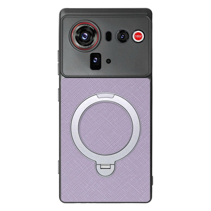 [ LOOF CASUAL MAG-RING Series ] nubia Z80 Ultra NX741J スマホケース 背面 ケース カバー ハードケース マグネット内蔵の薄型多機能リング付 スタンド [ nubia Z80 Ultra ]
