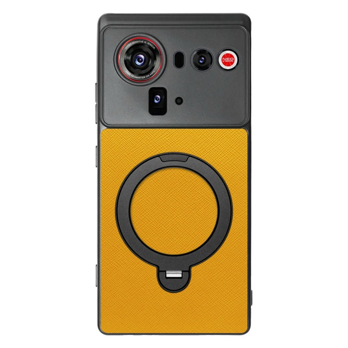 [ LOOF CASUAL MAG-RING Series ] nubia Z80 Ultra NX741J スマホケース 背面 ケース カバー ハードケース マグネット内蔵の薄型多機能リング付 スタンド [ nubia Z80 Ultra ]