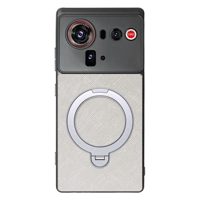 [ LOOF CASUAL MAG-RING Series ] nubia Z80 Ultra NX741J スマホケース 背面 ケース カバー ハードケース マグネット内蔵の薄型多機能リング付 スタンド [ nubia Z80 Ultra ]