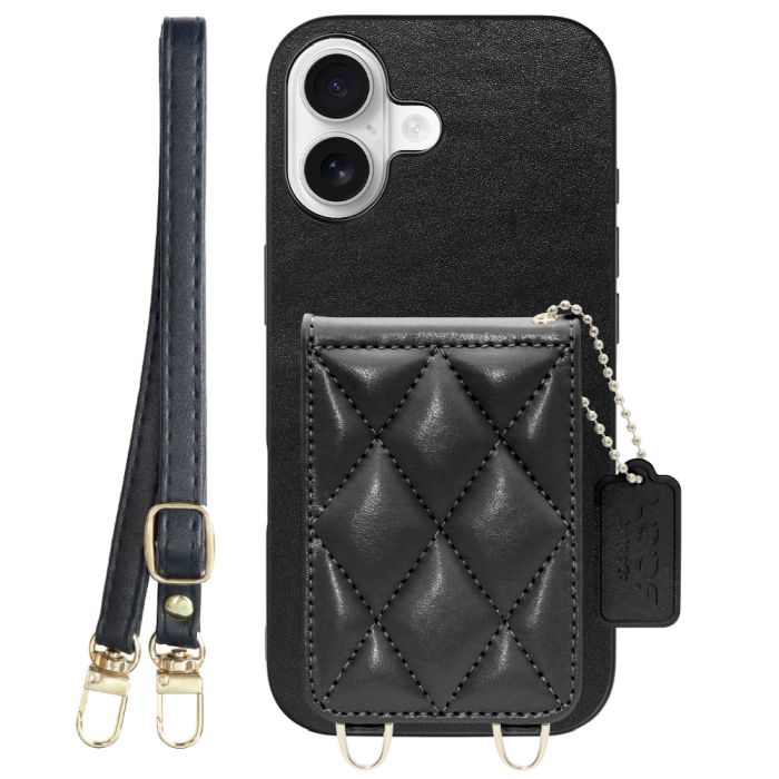[ LOOF SWEET-SHELL SHOULDER  ] iPhone 17 iPhone17 アイフォン17 iPhone 17 アイフォン 17 スマホケース キルティング加工のカードケース付き ロングストラップ付き マグネット内蔵 カード収納 本革 [ iPhone 17 ]