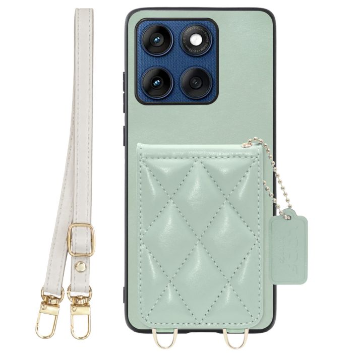 [ LOOF SWEET-SHELL SHOULDER  ] motorola edge 60 モトローラ XT2507-3 XT2507-6 スマホケース キルティング加工のカードケース付き ロングストラップ付き マグネット内蔵 カード収納 本革 [ motorola edge 60 ]