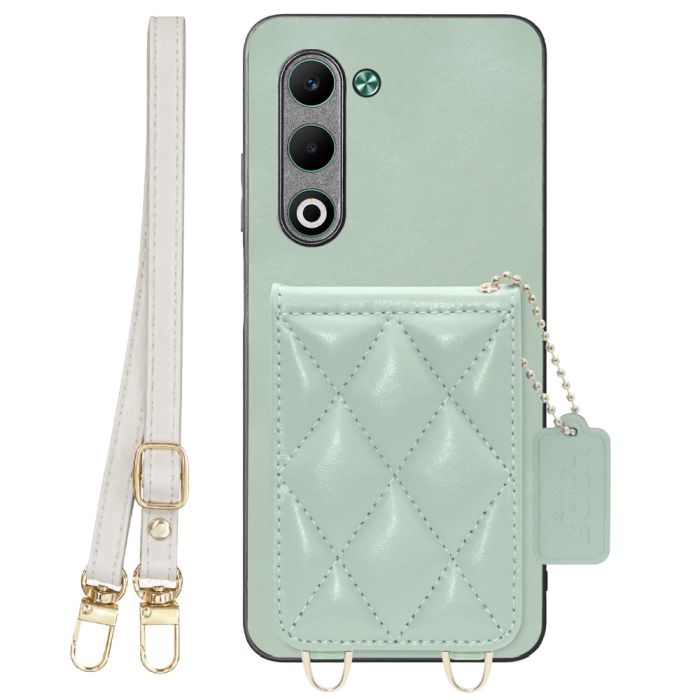 [ LOOF SWEET-SHELL SHOULDER  ] OPPO A5 5G オッポ CPH2735 スマホケース キルティング加工のカードケース付き ロングストラップ付き マグネット内蔵 カード収納 本革 [ OPPO A5 5G ]