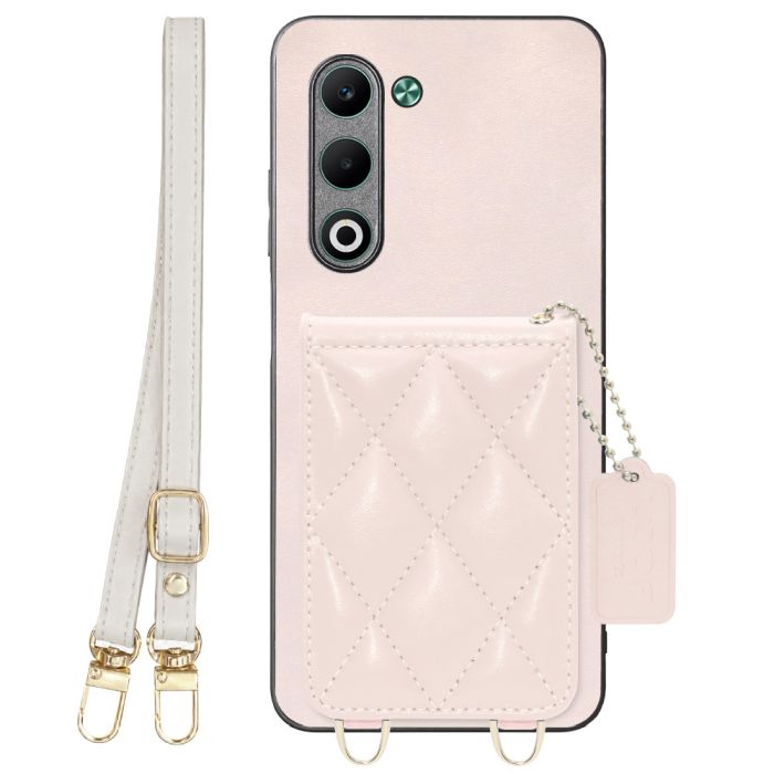 [ LOOF SWEET-SHELL SHOULDER  ] OPPO A5 5G オッポ CPH2735 スマホケース キルティング加工のカードケース付き ロングストラップ付き マグネット内蔵 カード収納 本革 [ OPPO A5 5G ]
