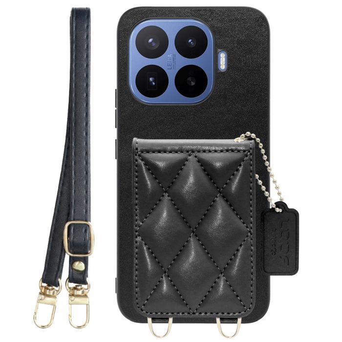 [ LOOF SWEET-SHELL SHOULDER  ] Xiaomi 17T Pro シャオミ スマホケース キルティング加工のカードケース付き ロングストラップ付き マグネット内蔵 カード収納 本革 [ Xiaomi 17T Pro ]
