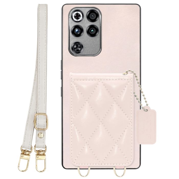 [ LOOF SWEET-SHELL SHOULDER  ] REDMAGIC 11 Pro NX809J ZTE nubia スマホケース キルティング加工のカードケース付き ロングストラップ付き マグネット内蔵 カード収納 本革 [ REDMAGIC 11 Pro ]