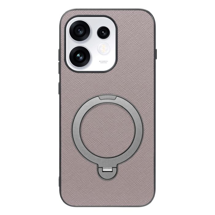 [ LOOF CASUAL MAG-RING Series ] OPPO Reno16 5G CPH2865 スマホケース 背面 ケース カバー ハードケース マグネット内蔵の薄型多機能リング付 スタンド [ OPPO Reno16 5G ]
