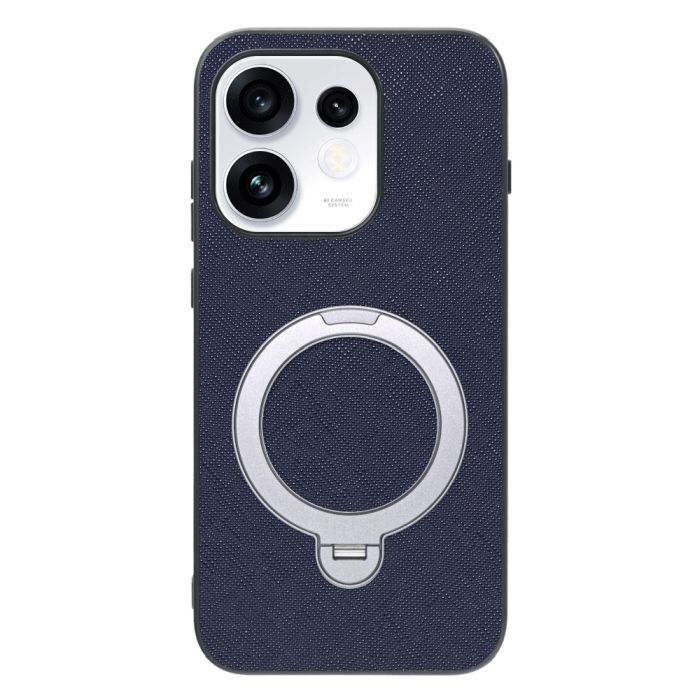 [ LOOF CASUAL MAG-RING Series ] OPPO Reno16 5G CPH2865 スマホケース 背面 ケース カバー ハードケース マグネット内蔵の薄型多機能リング付 スタンド [ OPPO Reno16 5G ]