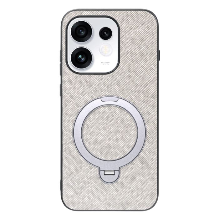 [ LOOF CASUAL MAG-RING Series ] OPPO Reno16 5G CPH2865 スマホケース 背面 ケース カバー ハードケース マグネット内蔵の薄型多機能リング付 スタンド [ OPPO Reno16 5G ]