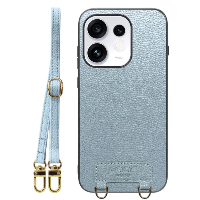 [ LOOF LUXURY-SHELL SHOULDER ] OPPO Reno16 5G CPH2865 ショルダーストラップ付き シンプルでスマート 本革 シェル型ケース ショルダー ストラップ スマホショルダー [ OPPO Reno16 5G ]