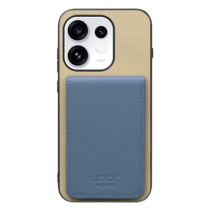 [ LOOF BASIC-SHELL SLIM CARD 4カード ] OPPO Reno16 5G CPH2865 ケース 背面 カード収納 カード入れ カードポケット カバー スマホケース 薄型 大容量 本革 [ OPPO Reno16 5G ]