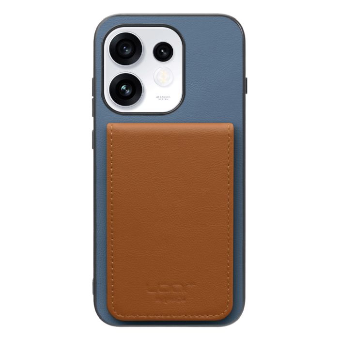 [ LOOF BASIC-SHELL SLIM CARD 4カード ] OPPO Reno16 5G CPH2865 ケース 背面 カード収納 カード入れ カードポケット カバー スマホケース 薄型 大容量 本革 [ OPPO Reno16 5G ]