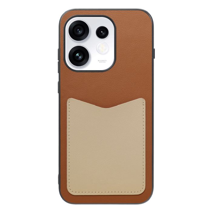 [ LOOF PASS-SHELL (LEATHER Ver.) ] OPPO Reno16 5G CPH2865 スマホケース 背面 ケース カバー ハードケース カード収納 カードホルダー ストラップホール [ OPPO Reno16 5G ]