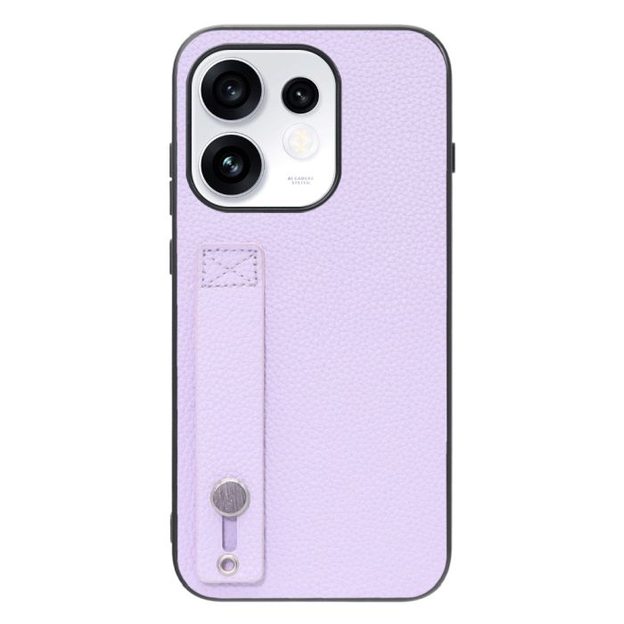 [ LOOF HOLD-SHELL ] OPPO Reno16 5G CPH2865 スマホケース 背面 ケース カバー ハードケース 背面ベルト 本革 ストラップホール [ OPPO Reno16 5G ]