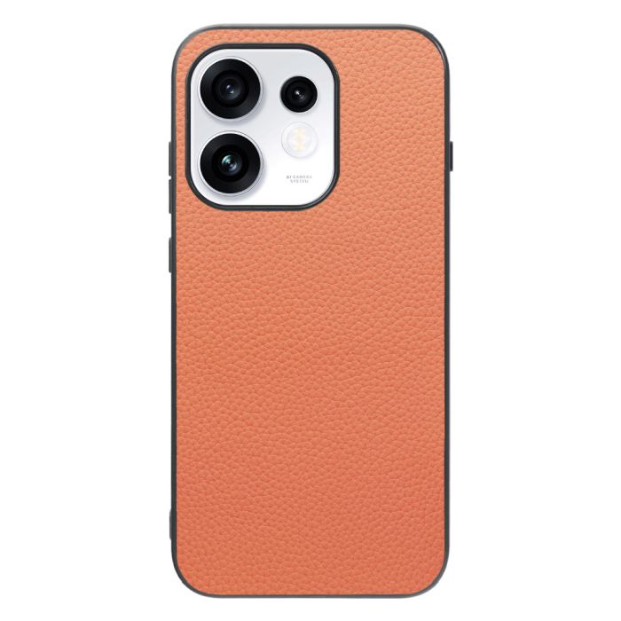 [ LOOF LUXURY-SHELL ] OPPO Reno16 5G CPH2865 スマホケース 背面 ケース カバー ハードケース 本革 ストラップホール [ OPPO Reno16 5G ]