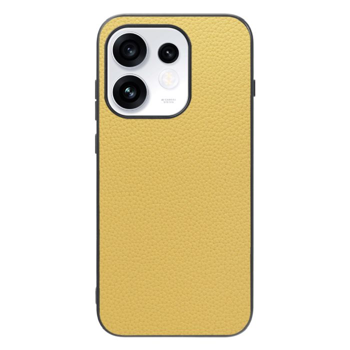 [ LOOF LUXURY-SHELL ] OPPO Reno16 5G CPH2865 スマホケース 背面 ケース カバー ハードケース 本革 ストラップホール [ OPPO Reno16 5G ]