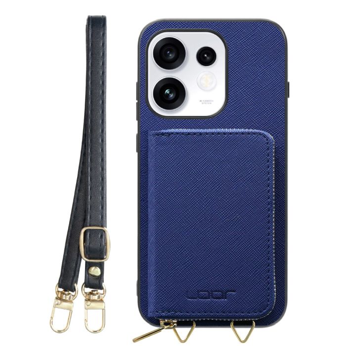 [ LOOF CASUAL-SHELL POUCH ] OPPO Reno16 5G CPH2865 ケース ショルダー スマホショルダー 背面 収納 ポーチ付き カバー スマホケース ストラップ レザー [ OPPO Reno16 5G ]