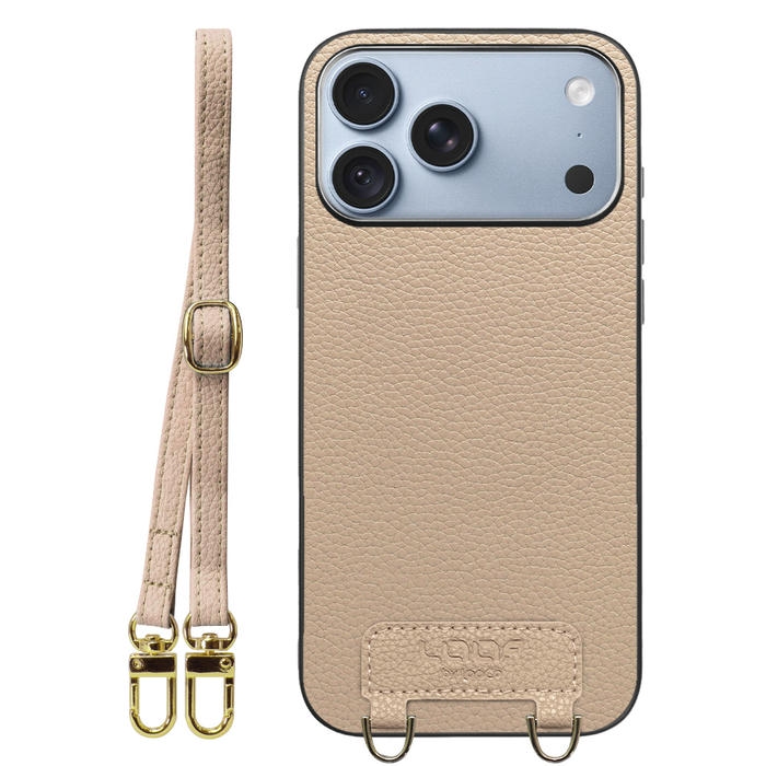 [ LOOF LUXURY-SHELL SHOULDER ] iPhone 18 Pro Max iPhone18 Pro Max アイフォン18 プロ マックス ショルダーストラップ付き シンプルでスマート 本革 シェル型ケース ショルダー ストラップ スマホショルダー [ iPhone 18 Pro Max ]