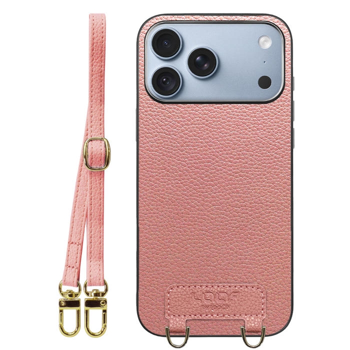 [ LOOF LUXURY-SHELL SHOULDER ] iPhone 18 Pro Max iPhone18 Pro Max アイフォン18 プロ マックス ショルダーストラップ付き シンプルでスマート 本革 シェル型ケース ショルダー ストラップ スマホショルダー [ iPhone 18 Pro Max ]