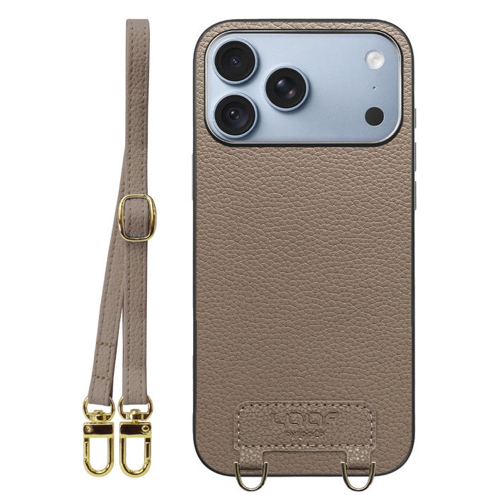 [ LOOF LUXURY-SHELL SHOULDER ] iPhone 18 Pro Max iPhone18 Pro Max アイフォン18 プロ マックス ショルダーストラップ付き シンプルでスマート 本革 シェル型ケース ショルダー ストラップ スマホショルダー [ iPhone 18 Pro Max ]