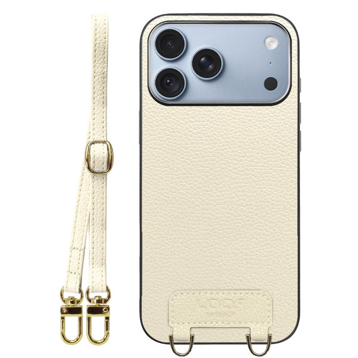[ LOOF LUXURY-SHELL SHOULDER ] iPhone 18 Pro Max iPhone18 Pro Max アイフォン18 プロ マックス ショルダーストラップ付き シンプルでスマート 本革 シェル型ケース ショルダー ストラップ スマホショルダー [ iPhone 18 Pro Max ]