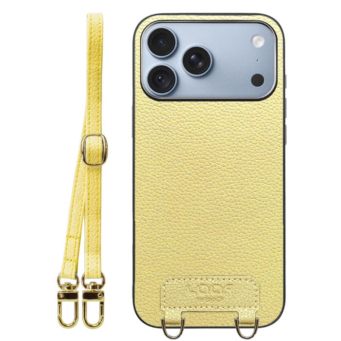 [ LOOF LUXURY-SHELL SHOULDER ] iPhone 18 Pro Max iPhone18 Pro Max アイフォン18 プロ マックス ショルダーストラップ付き シンプルでスマート 本革 シェル型ケース ショルダー ストラップ スマホショルダー [ iPhone 18 Pro Max ]