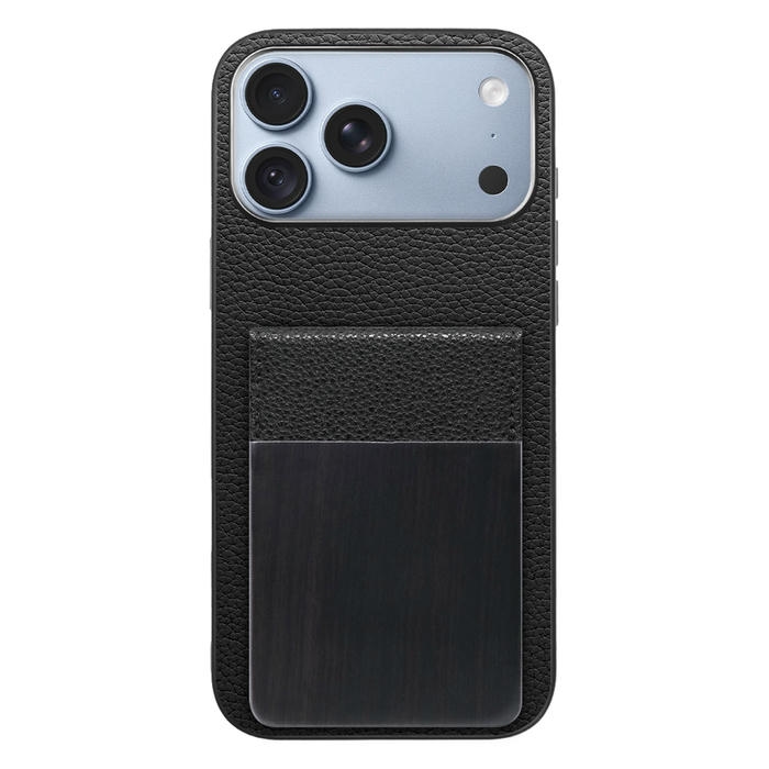 [ LOOF NATURE-SHELL ] iPhone 18 Pro Max iPhone18 Pro Max アイフォン18 プロ マックス ケース 背面 カード収納 カード入れ カードポケット カバー スマホケース 天然木 本革 [ iPhone 18 Pro Max ]