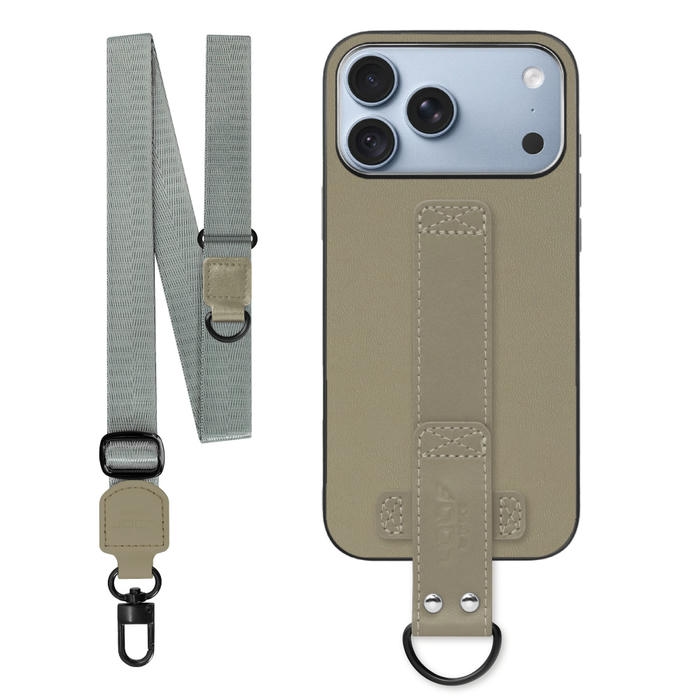 [ LOOF STRAP-SHELL (ロング+ Ver.) ] iPhone 18 Pro Max iPhone18 Pro Max アイフォン18 プロ マックス スマホケース 背面 ケース カバー ハードケース ショルダーベルト  本革 [ iPhone 18 Pro Max ]