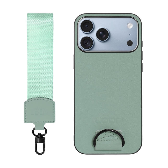 [ LOOF STRAP-SHELL (ショートVer.) ] iPhone 18 Pro Max iPhone18 Pro Max アイフォン18 プロ マックス スマホケース 背面 ケース カバー ハードケース ハンドストラップ  本革 [ iPhone 18 Pro Max ]