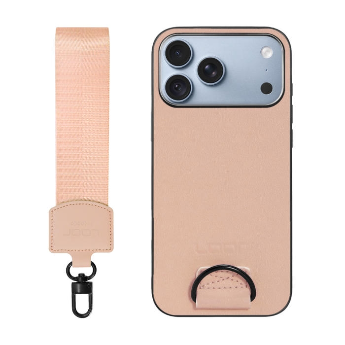 [ LOOF STRAP-SHELL (ショートVer.) ] iPhone 18 Pro Max iPhone18 Pro Max アイフォン18 プロ マックス スマホケース 背面 ケース カバー ハードケース ハンドストラップ  本革 [ iPhone 18 Pro Max ]