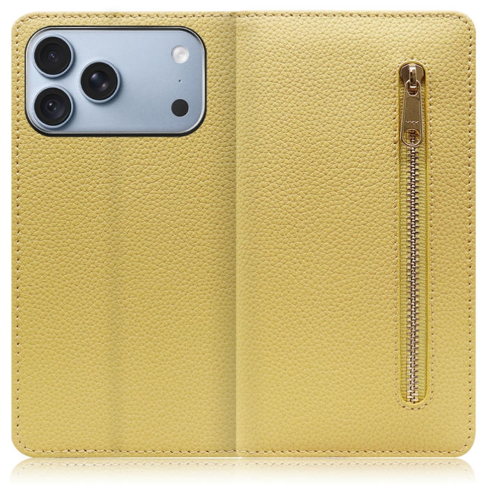 [ LOOF POCKET ] iPhone 18 Pro Max iPhone18 Pro Max アイフォン18 プロ マックス スマホケース ケース カバー 手帳型ケース カード収納 本革 マグネットなし ベルトなし ポケット ファスナー [ iPhone 18 Pro Max ]