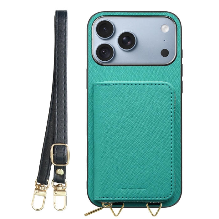 [ LOOF CASUAL-SHELL POUCH ] iPhone 18 Pro Max iPhone18 Pro Max アイフォン18 プロ マックス ケース ショルダー スマホショルダー 背面 収納 ポーチ付き カバー スマホケース ストラップ レザー [ iPhone 18 Pro Max ]