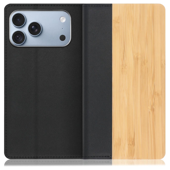 [ LOOF NATURE ] iPhone 18 Pro Max iPhone18 Pro Max アイフォン18 プロ マックス スマホケース ケース カバー 手帳型ケース カード収納 マグネット付き 天然木 本革 ベルトなし [ iPhone 18 Pro Max ]