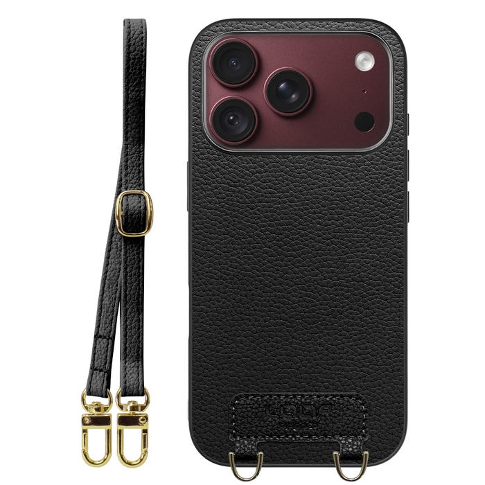 [ LOOF LUXURY-SHELL SHOULDER ] iPhone 18 Pro iPhone18 Pro アイフォン18 プロ ショルダーストラップ付き シンプルでスマート 本革 シェル型ケース ショルダー ストラップ スマホショルダー [ iPhone 18 Pro ]