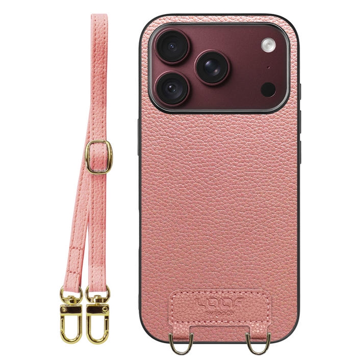 [ LOOF LUXURY-SHELL SHOULDER ] iPhone 18 Pro iPhone18 Pro アイフォン18 プロ ショルダーストラップ付き シンプルでスマート 本革 シェル型ケース ショルダー ストラップ スマホショルダー [ iPhone 18 Pro ]