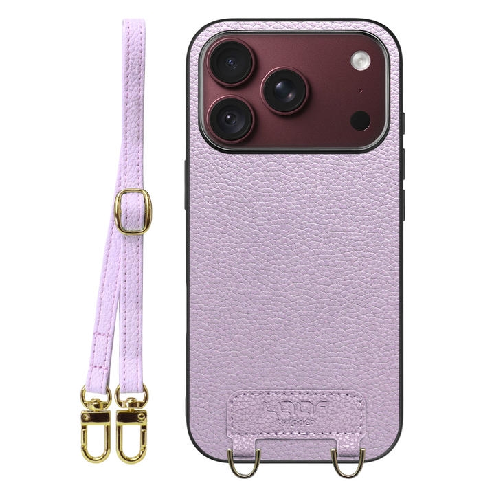 [ LOOF LUXURY-SHELL SHOULDER ] iPhone 18 Pro iPhone18 Pro アイフォン18 プロ ショルダーストラップ付き シンプルでスマート 本革 シェル型ケース ショルダー ストラップ スマホショルダー [ iPhone 18 Pro ]
