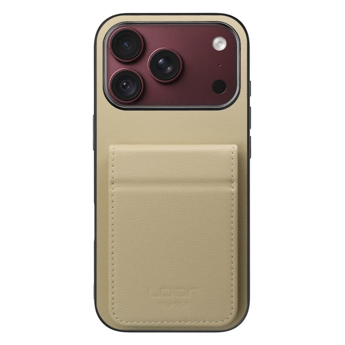 [ LOOF BASIC-SHELL SLIM CARD 2カード ] iPhone 18 Pro iPhone18 Pro アイフォン18 プロ ケース 背面 カード収納 カード入れ カードポケット カバー スマホケース 薄型 大容量 本革 [ iPhone 18 Pro ]